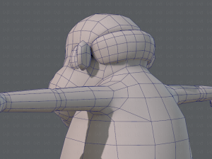 base mesh old man character v02 3D Модель