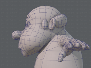 base mesh old man character v02 3D Модель