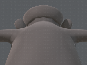 base mesh old man character v02 3D Модель