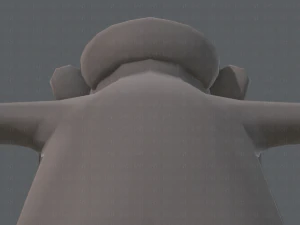 base mesh old man character v02 3D Model