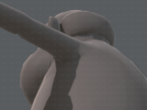 base mesh old man character v02 3D Модель