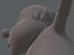 base mesh old man character v02 3D Модель