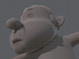 base mesh old man character v02 3D Модель