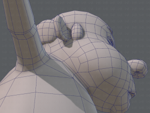 base mesh old man character v02 3D Модель