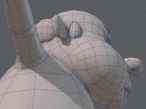 base mesh old man character v02 3D Model