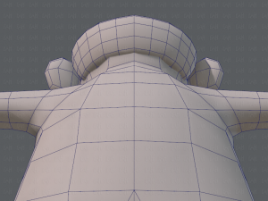 base mesh old man character v02 3D Модель