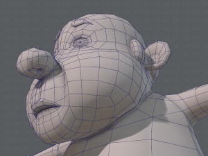 base mesh old man character v02 3D Модель