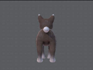 cat cartoon v03 3D Model