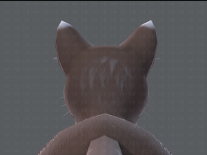 cat cartoon v03 3D Model