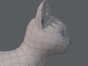 cat cartoon v03 3D Model