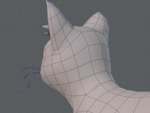 cat cartoon v03 3D Model