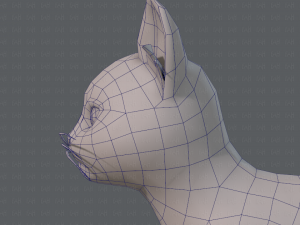 cat cartoon v03 3D Model