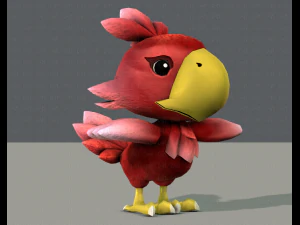 uccello chocobo Modello 3D