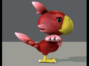 uccello chocobo Modello 3D