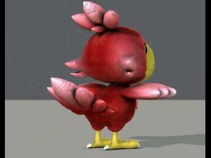 uccello chocobo Modello 3D