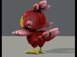 uccello chocobo Modello 3D