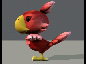 uccello chocobo Modello 3D