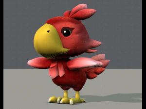 uccello chocobo Modello 3D