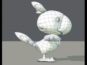 uccello chocobo Modello 3D