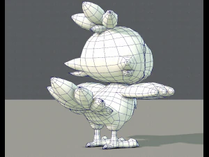uccello chocobo Modello 3D