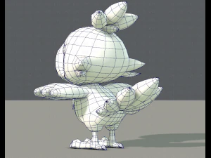 uccello chocobo Modello 3D