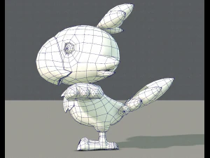uccello chocobo Modello 3D