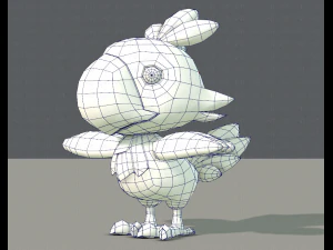 uccello chocobo Modello 3D