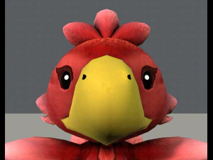 uccello chocobo Modello 3D