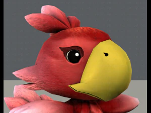 uccello chocobo Modello 3D