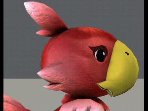 uccello chocobo Modello 3D