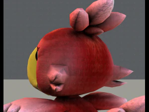 uccello chocobo Modello 3D