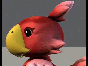 uccello chocobo Modello 3D