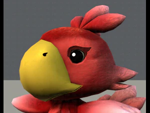 uccello chocobo Modello 3D