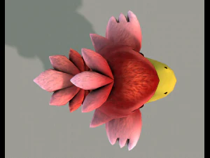 uccello chocobo Modello 3D