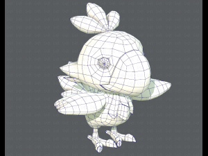 chocobo bird 3D Model