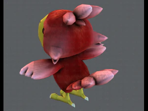 uccello chocobo Modello 3D