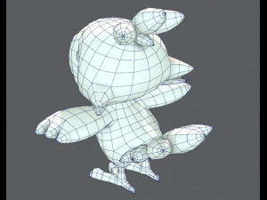uccello chocobo Modello 3D