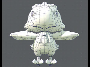 uccello chocobo Modello 3D