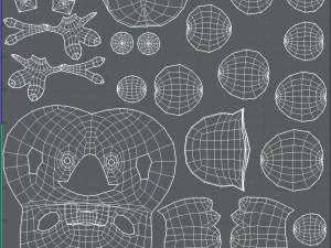 uccello chocobo Modello 3D