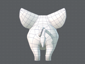 pig cartoon 3D मॉडल