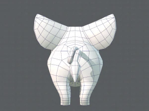 pig cartoon 3D Model