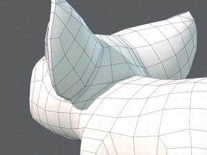 pig cartoon 3D Model