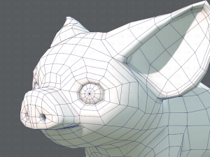 pig cartoon 3D मॉडल