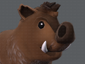 boar cartoon 3D मॉडल