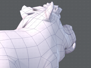 boar cartoon 3D मॉडल