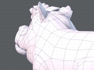 boar cartoon 3D मॉडल