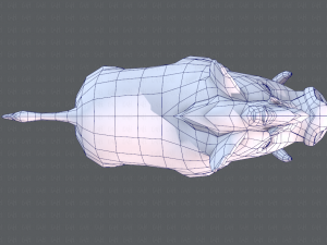 boar cartoon 3D मॉडल