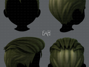 3d hair style for boy v17 Modelo 3D