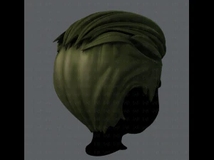 3d hair style for boy v17 3D Model