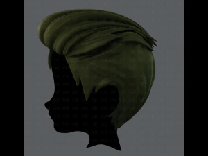 3d hair style for boy v17 3D Model
